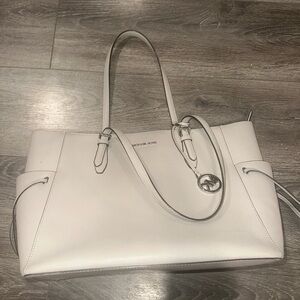 Michael Kors Gray Leather Tote